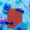 Kraft Paper Bags 25Pcs 5.25x3x8 Inches Small Paper Gift Bags with Handles Red Gift Bags with Stripes for Christmas Valentine‘s Day Party Favor